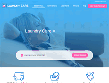 Tablet Screenshot of laundrycare.biz